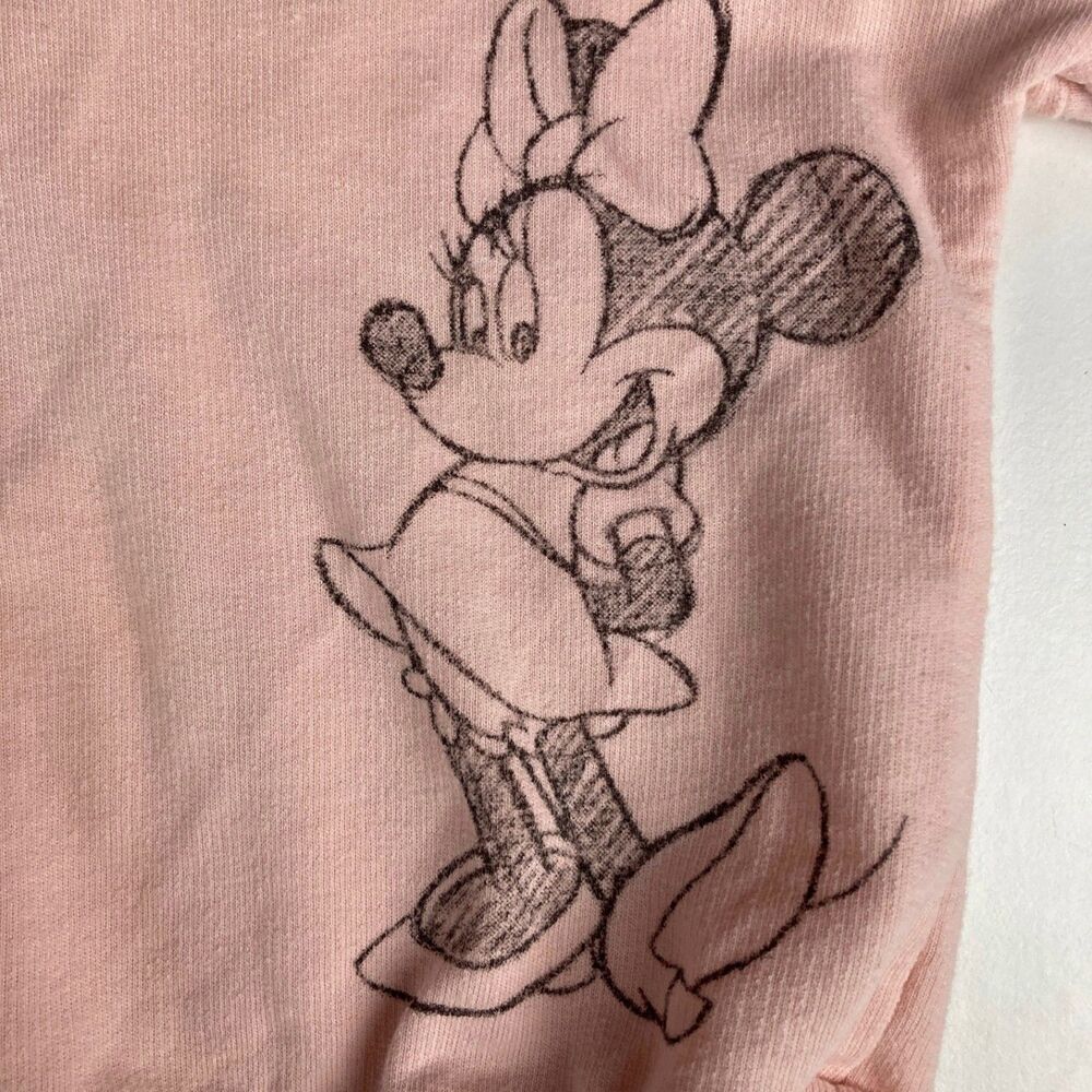 Disney Baby Minnie Mouse Outfit Set 6-9M Pink Hoodie Pants